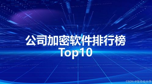 加密藝術大賞 公司加密軟件安全領域的十大創新之作